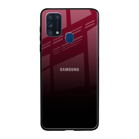 Wine Red Glossy Case For Samsung Galaxy M31 Prime