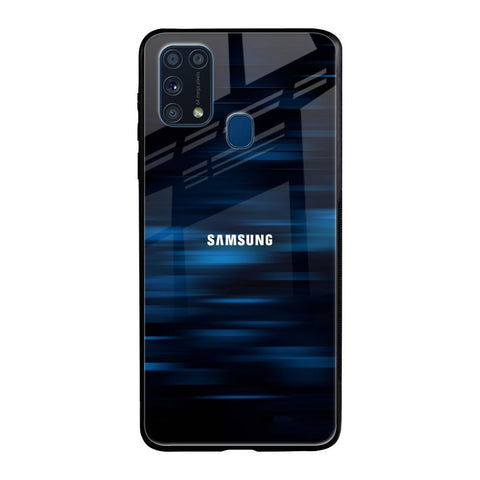 Blue Rough Abstract Glossy Case for Samsung Galaxy M31 Prime