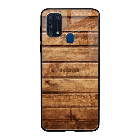 Wooden Planks Glossy Case for Samsung Galaxy M31 Prime