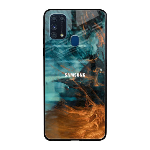 Golden Splash Glossy Case for Samsung Galaxy M31 Prime