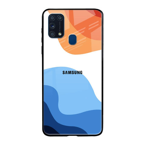 Wavy Color Pattern Glossy Case for Samsung Galaxy M31 Prime