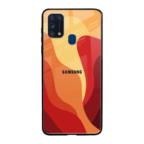 Magma Color Pattern Glossy Case for Samsung Galaxy M31 Prime