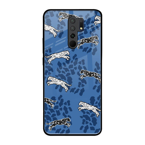 Blue Cheetah Glossy Case for Poco M2
