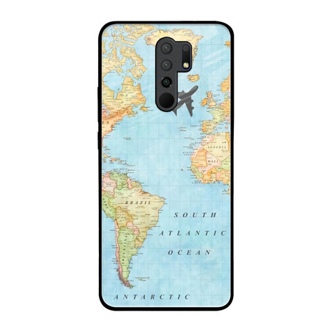 Travel Map Glossy Case for Poco M2