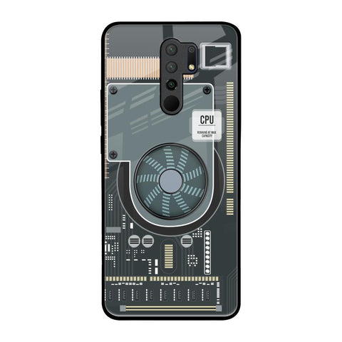 Motherboard Circuit Glossy Case for Poco M2