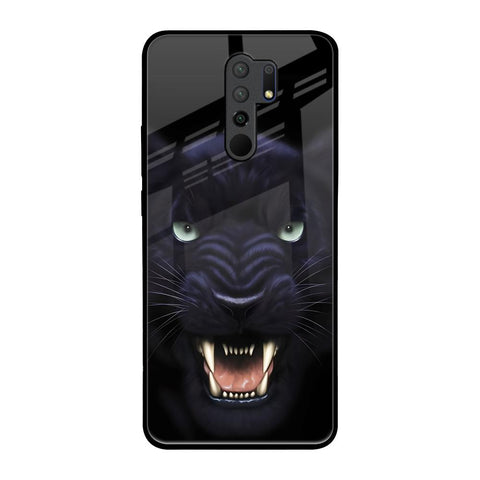 Angry Black Leopard Glossy Case for Poco M2