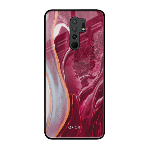 Crimson Ruby Glossy Case for Poco M2