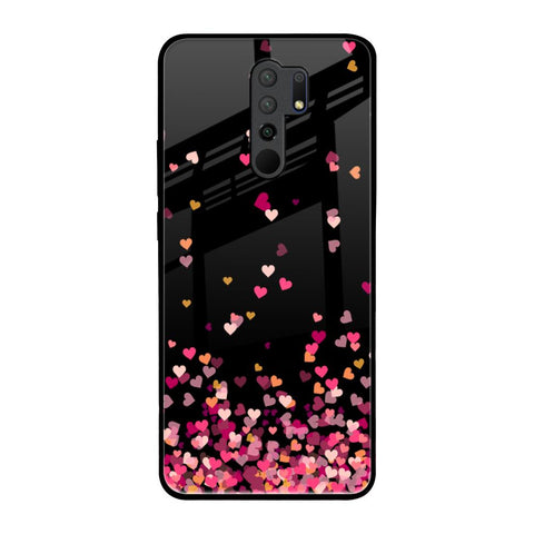 Heart Rain Fall Glossy Case For Poco M2