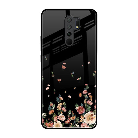 Floating Floral Print Glossy Case for Poco M2