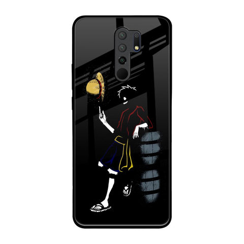 Luffy Line Art Glossy Case for Poco M2