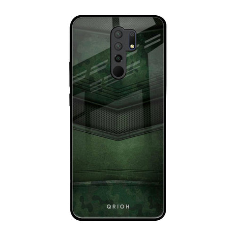 Green Leather Glossy Case for Poco M2