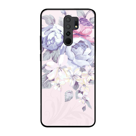 Elegant Floral Glossy Case for Poco M2