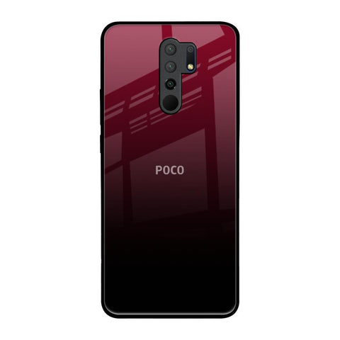 Wine Red Glossy Case For Poco M2