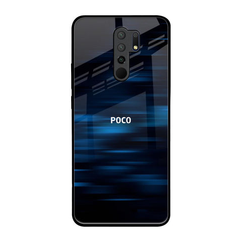 Blue Rough Abstract Glossy Case for Poco M2