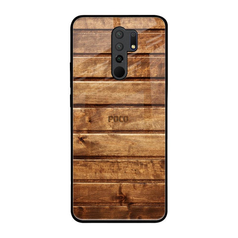 Wooden Planks Glossy Case for Poco M2