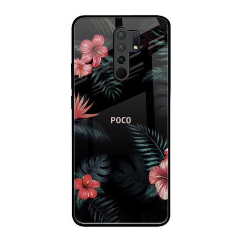 Tropical Art Flower Glossy Case for Poco M2