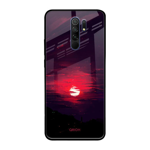 Morning Red Sky Glossy Case For Poco M2