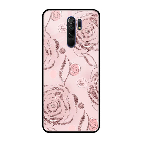 Shimmer Roses Glossy case for Poco M2