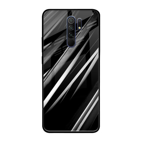Black & Grey Gradient Glossy Case For Poco M2