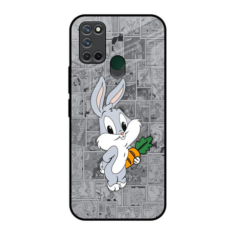 Cute Baby Bunny Glossy Case for Realme 7i