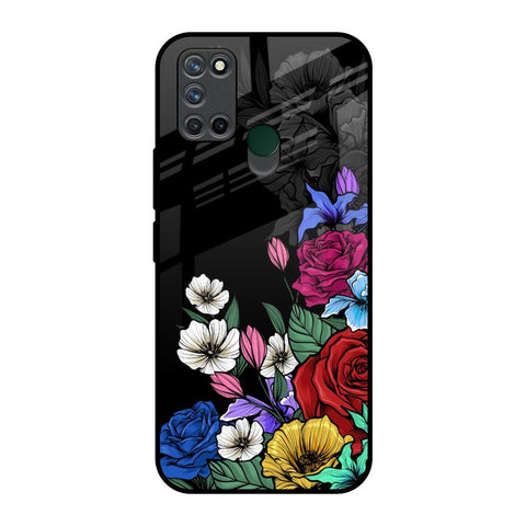 Rose Flower Bunch Art Glossy Case for Realme 7i