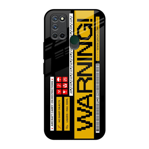 Aircraft Warning Glossy Case for Realme 7i