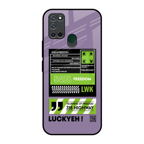 Run & Freedom Glossy Case for Realme 7i