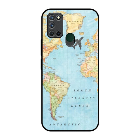 Travel Map Glossy Case for Realme 7i