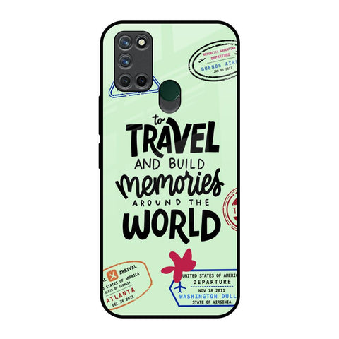 Travel Stamps Glossy Case for Realme 7i