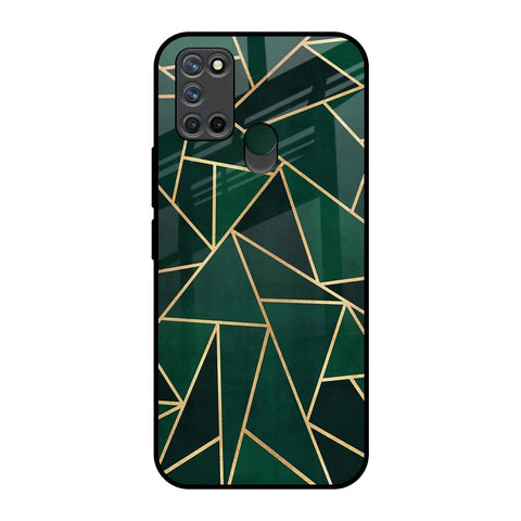 Abstract Green Glossy Case For Realme 7i