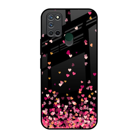 Heart Rain Fall Glossy Case For Realme 7i