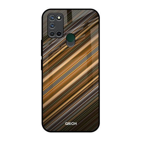 Diagonal Slash Pattern Glossy Case for Realme 7i