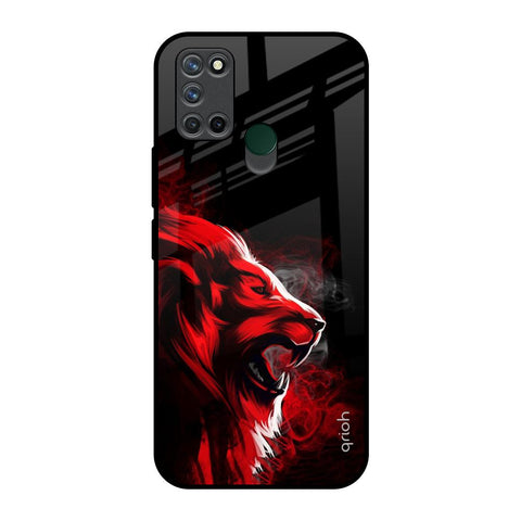 Red Angry Lion Glossy Case for Realme 7i
