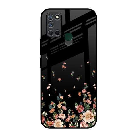 Floating Floral Print Glossy Case for Realme 7i