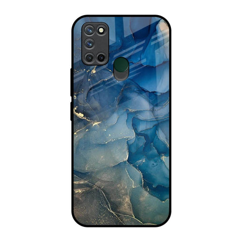 Blue Cool Marble Glossy Case for Realme 7i