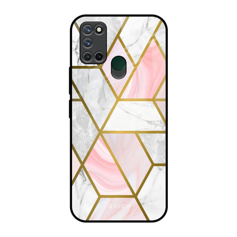 Geometrical Marble Glossy Case for Realme 7i