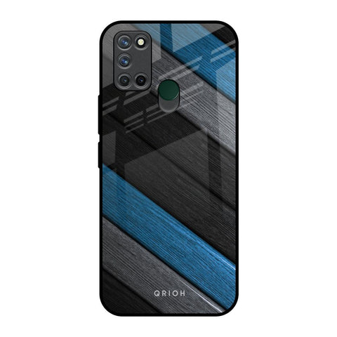 Multicolor Wooden Effect Glossy Case for Realme 7i