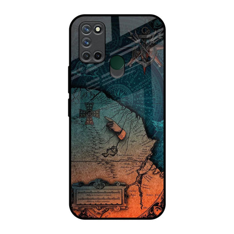 Geographical Map Glossy Case for Realme 7i