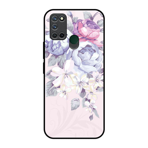 Elegant Floral Glossy Case for Realme 7i
