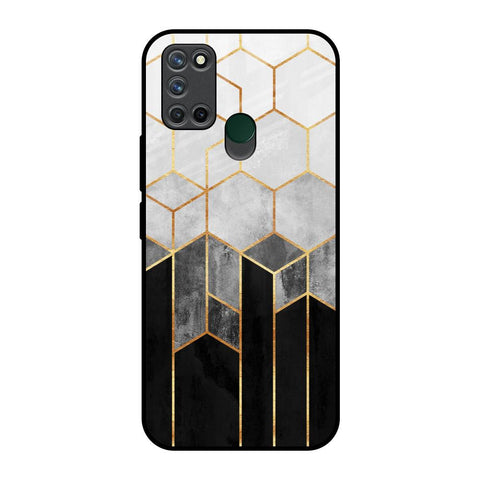 Tricolor Pattern Glossy Case for Realme 7i