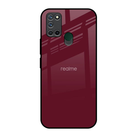 Classic Burgundy Glossy Case for Realme 7i