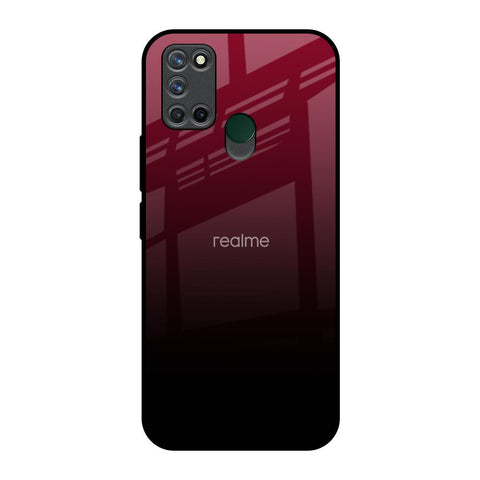 Wine Red Glossy Case For Realme 7i