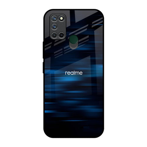 Blue Rough Abstract Glossy Case for Realme 7i