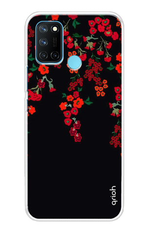 Floral Deco Soft Cover For Realme 7i