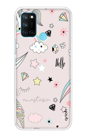 Unicorn Doodle Soft Cover For Realme 7i