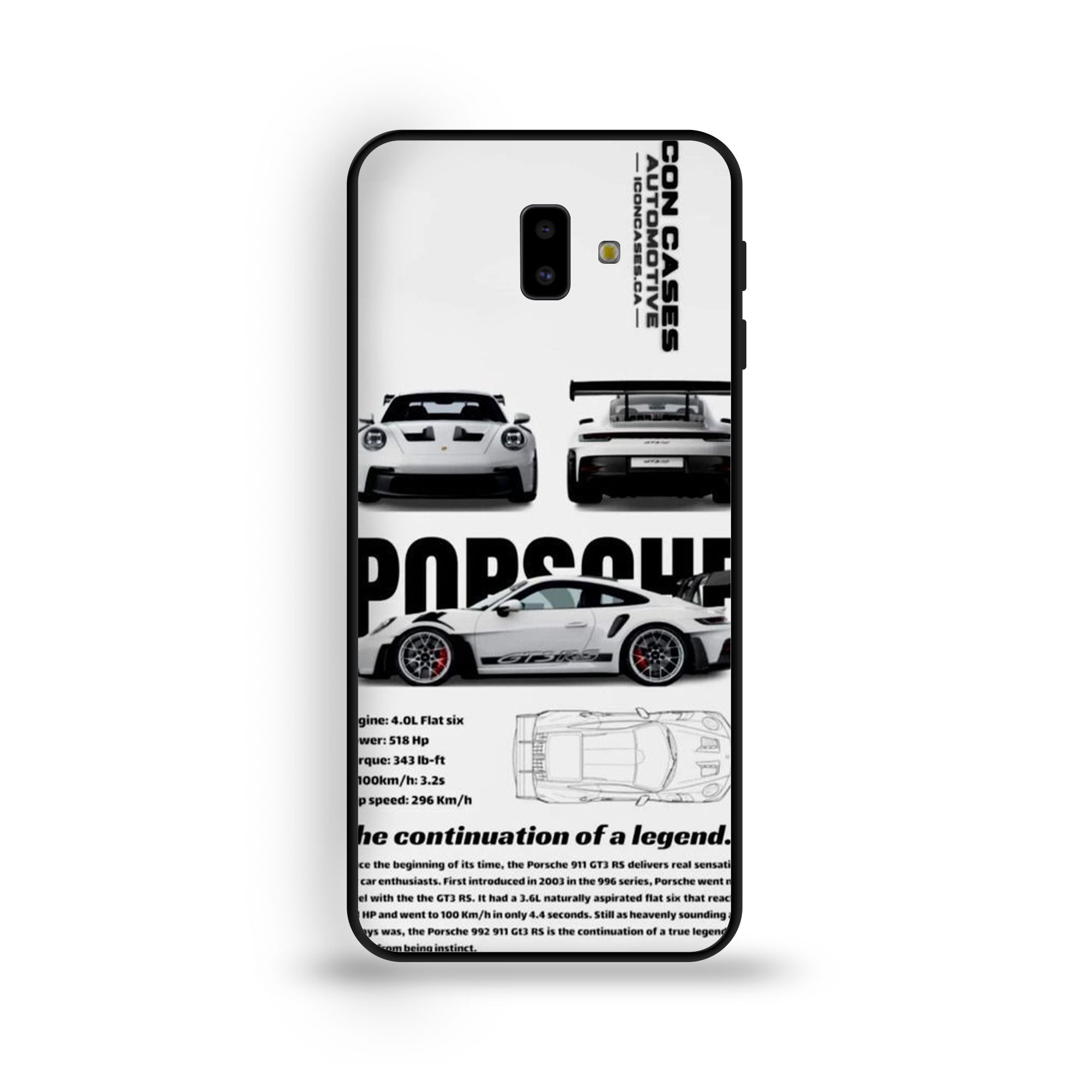 Samsung Galaxy J6 Plus - Wallpaper 100 - Premium Printed Glossy Phone Case