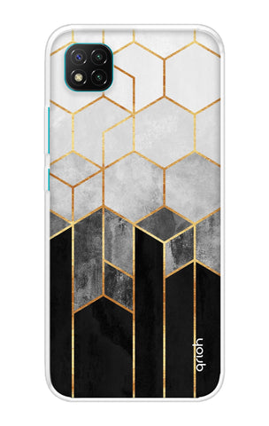 Hexagonal Pattern Soft Cover for Poco C3