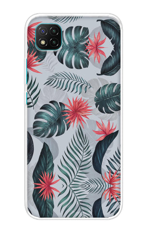 Retro Floral Leaf Soft Cover for Poco C3