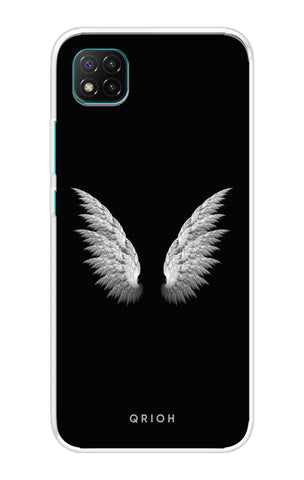 White Angel Wings Soft Cover for Poco C3