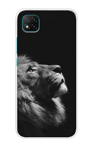 Lion Looking to Sky Soft Cover for Poco C3